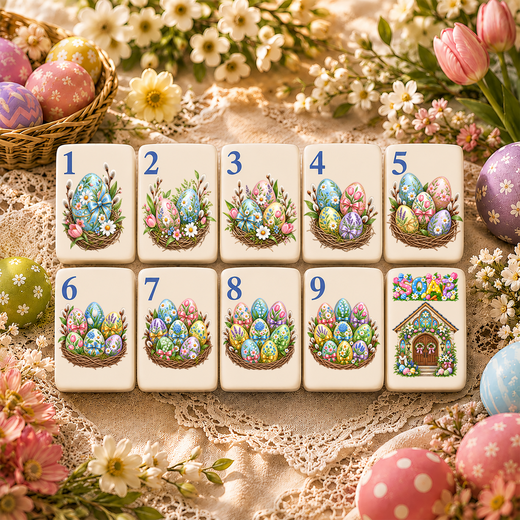 Coffeehouse Collection – 160-Tile American Mahjong Set | Coffee Lover Mahjong  |UV Printed Mahjong