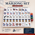 America 250th Anniversary American Mahjong Set – 1776–2026 Independence Day Edition