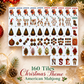 Christmas American Mahjong Set – 160 Tiles UV Printed Mahjong