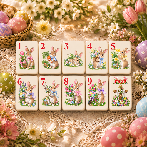 Coffeehouse Collection – 160-Tile American Mahjong Set | Coffee Lover Mahjong  |UV Printed Mahjong